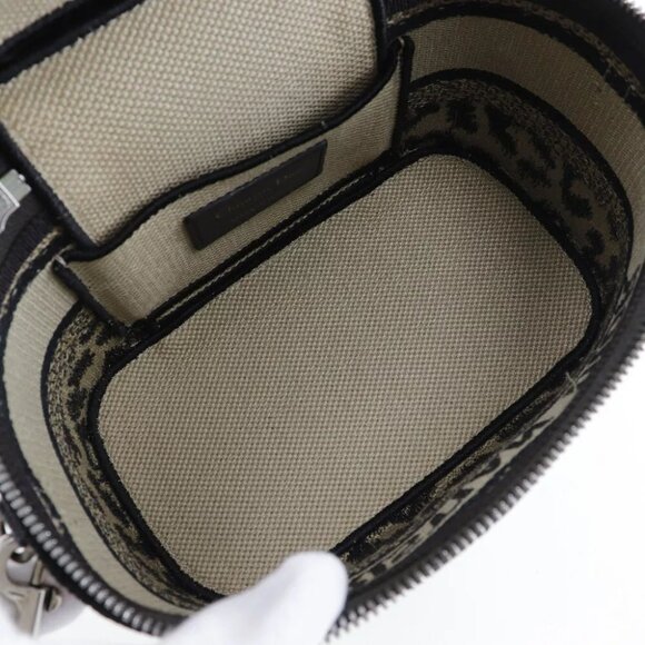 Dior Vanity Handbag 2WAYShoulder Leopard beige canvas Women - Picture 3 of 8